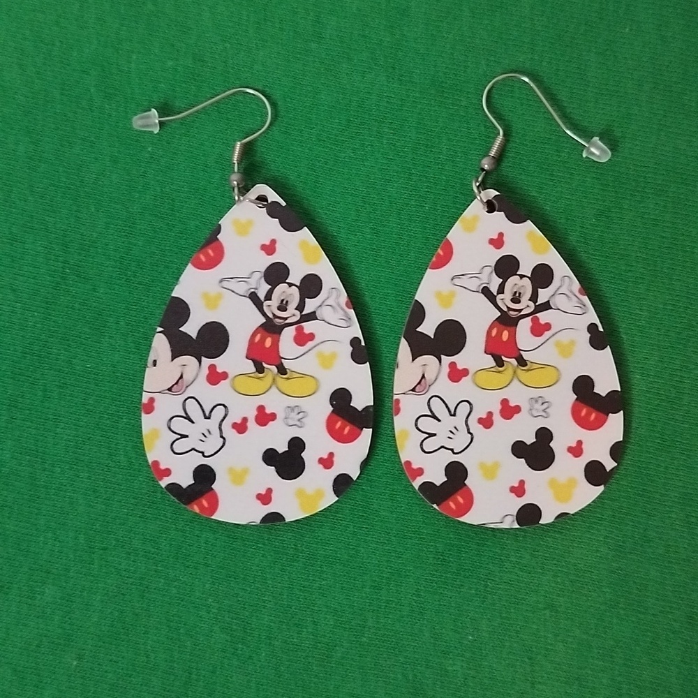Pierced "Mickey Mouse" Earrings